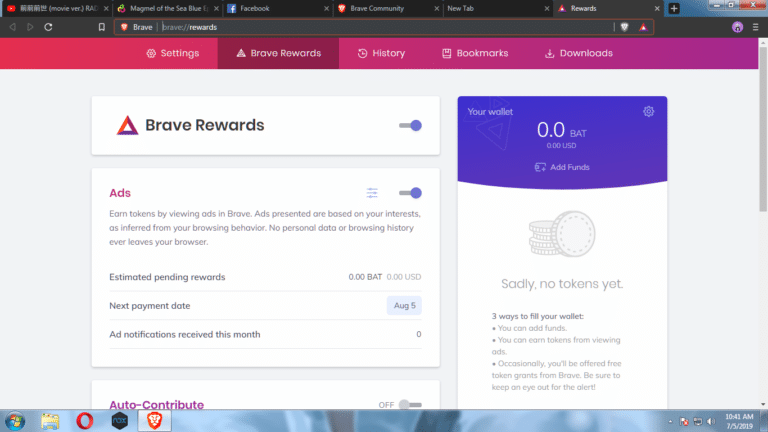 Les utilisateurs de Brave peuvent enfin vendre leurs BAT