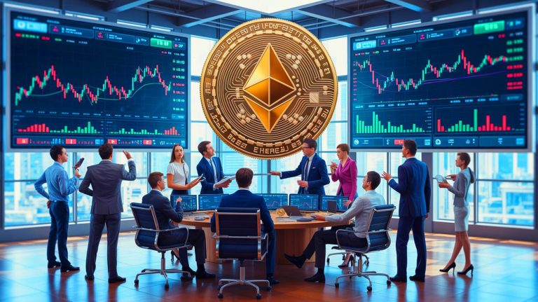 Illustration de la croissance de la trésorerie Ethereum de SharpLink.