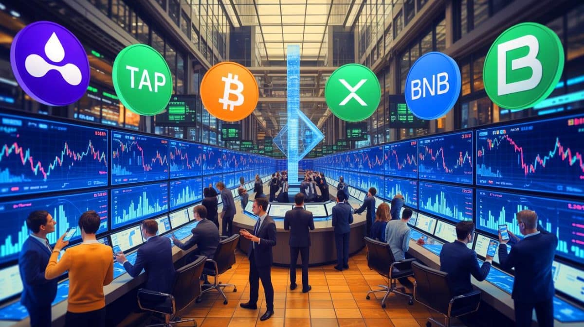 Découvrez la vérité explosive derrière TAP : cette révélation bouleverse l’économie et menace votre portefeuille ! Illustration de l'essor potentiel de Digitap et de son token TAP sur le marché des cryptomonnaies.
